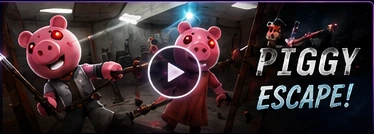Piggy characters in The Haunted Hospital